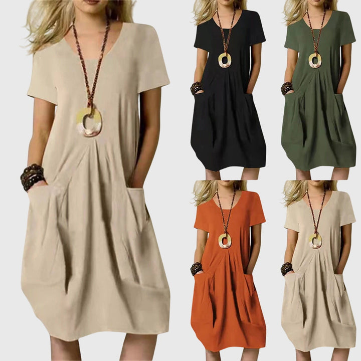 "Yisabela" | Vestido de verano casual con bolsillos.