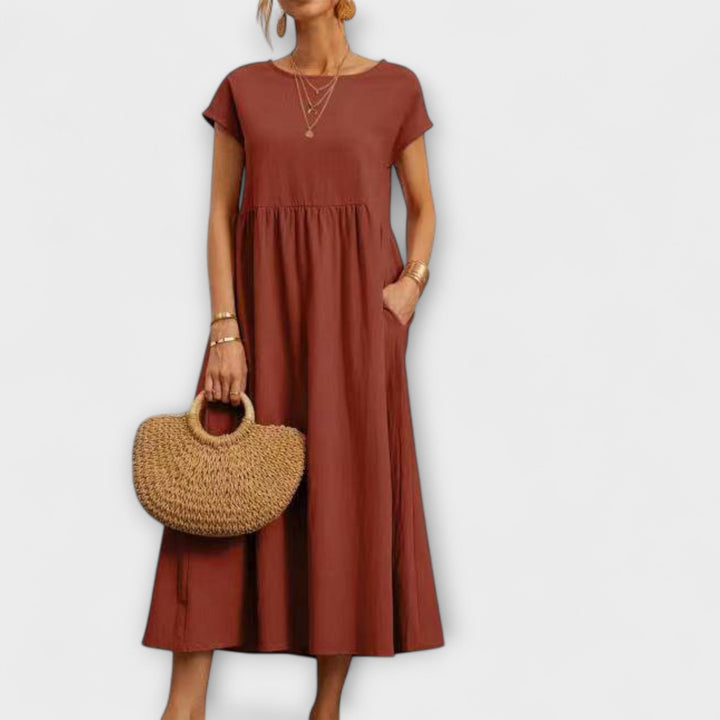 Vestido Magnolia Ligero para Mujeres - Comodidad y Elegancia Cada Día
