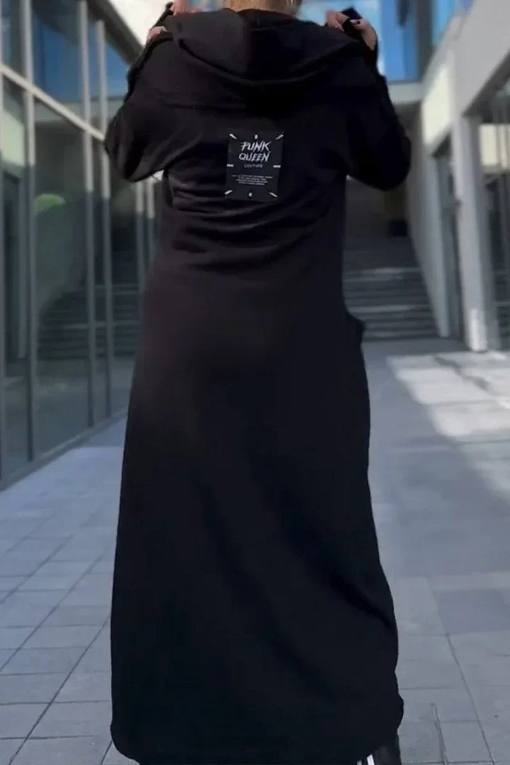 MARIE™ | SUDADERA LARGA CON CREMALLERA Y CAPUCHA HECHA DE TEJIDOS LIGEROS Y TRANSPIRABLES