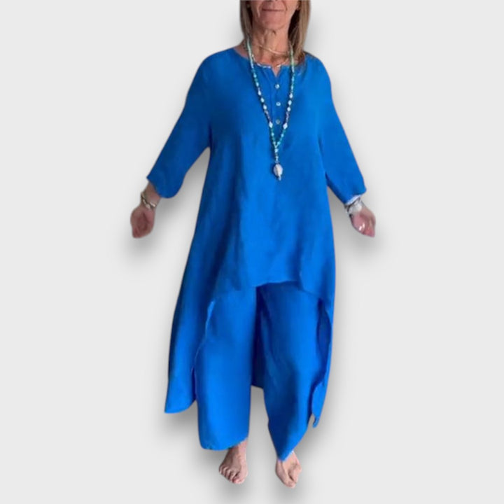 Mirala – Conjunto de verano con un toque asimétrico