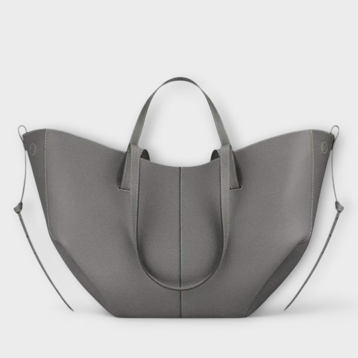 Bolso de mano de cuero italiano elegante - Bolso Aura