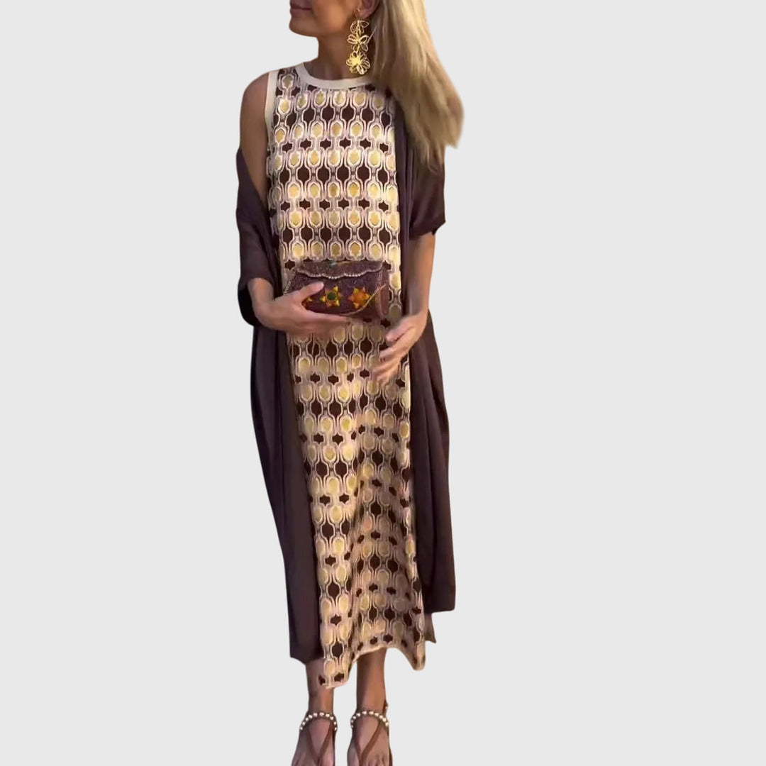 "Erika" | Conjunto elegante para vacaciones de verano.