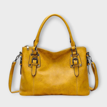 Bolso de hombro elegante de cuero suizo de lujo