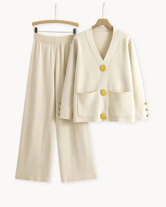 Grigio – conjunto elegante de punto