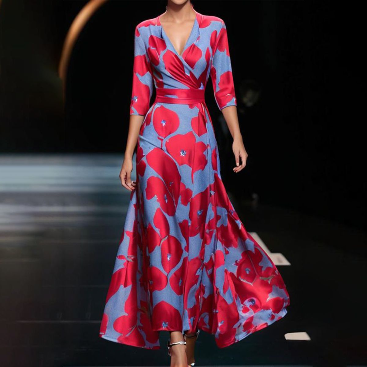 Beatriz | Vestido con cuello en V