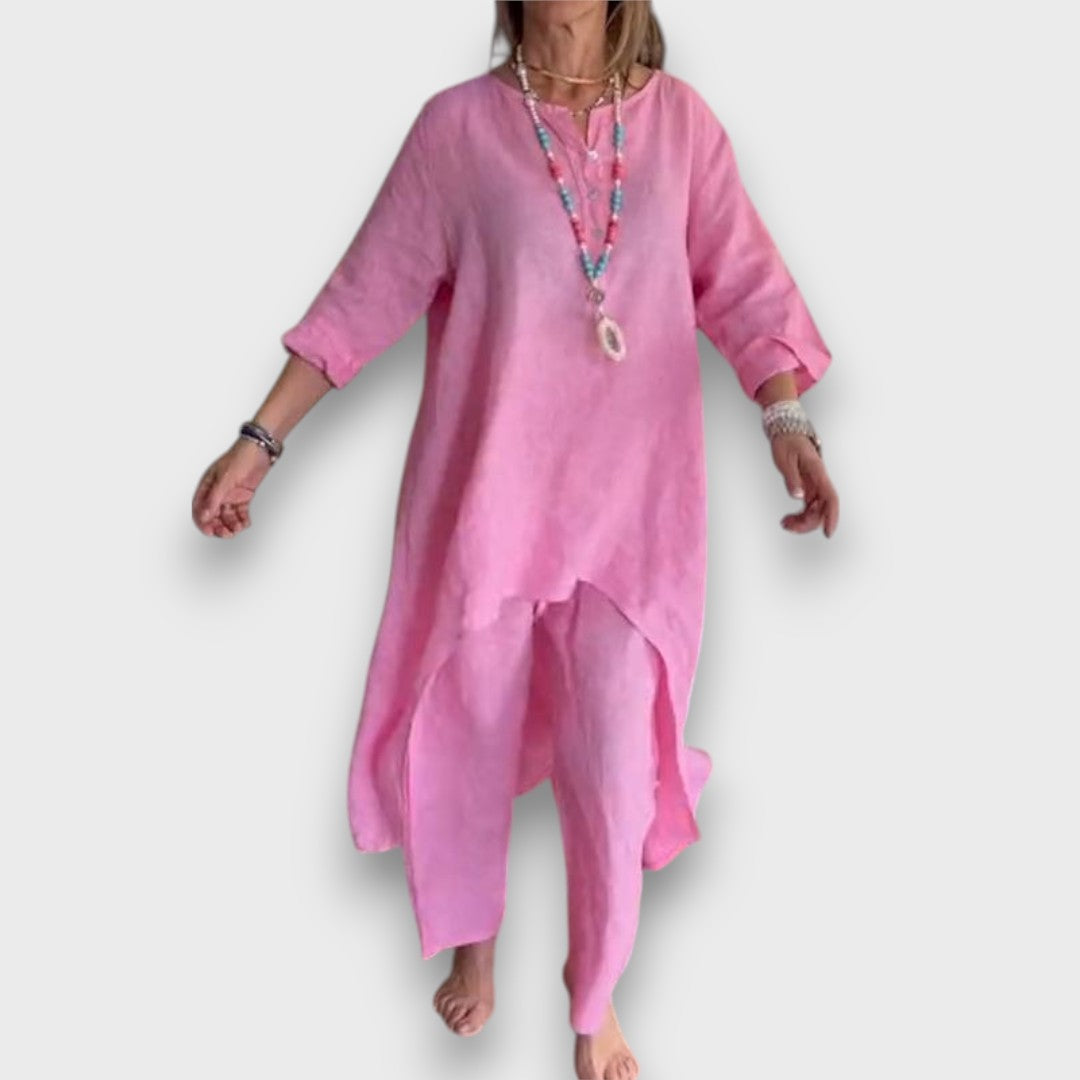 Mirala – Conjunto de verano con un toque asimétrico