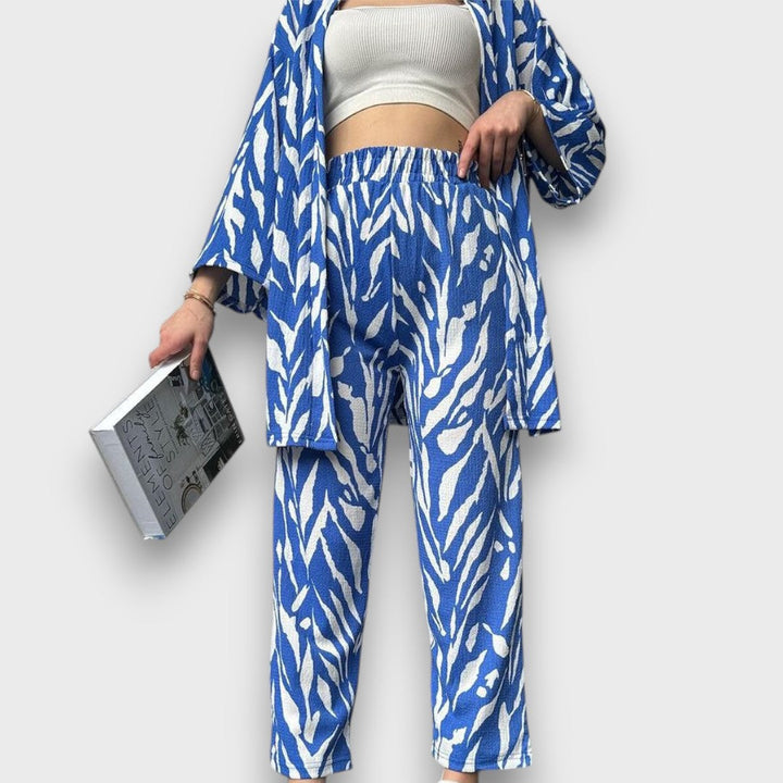 Zana – conjunto con estampado de cebra