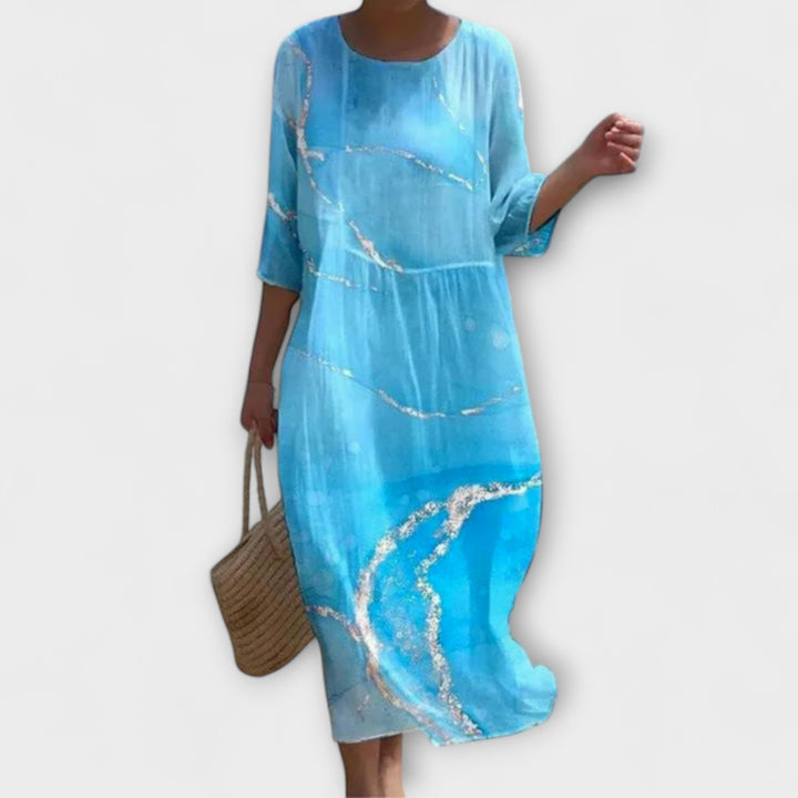 Vestido maxi floral elegante Miranda - Renueva tu armario