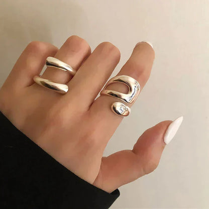 Anillo ajustable de acero inoxidable diseñado