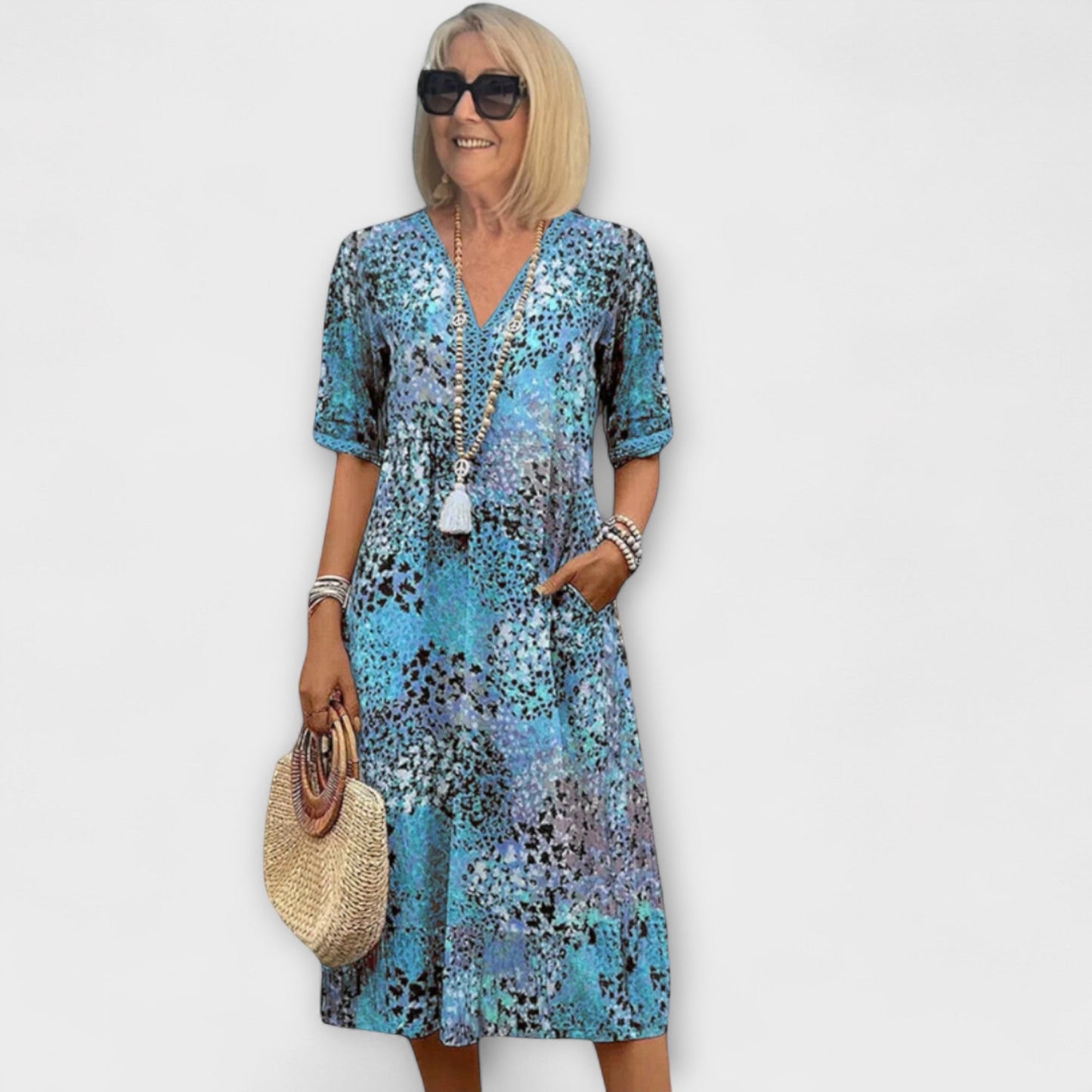 Vestido de flores - Elegante y cómodo