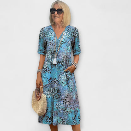 Vestido de flores - Elegante y cómodo