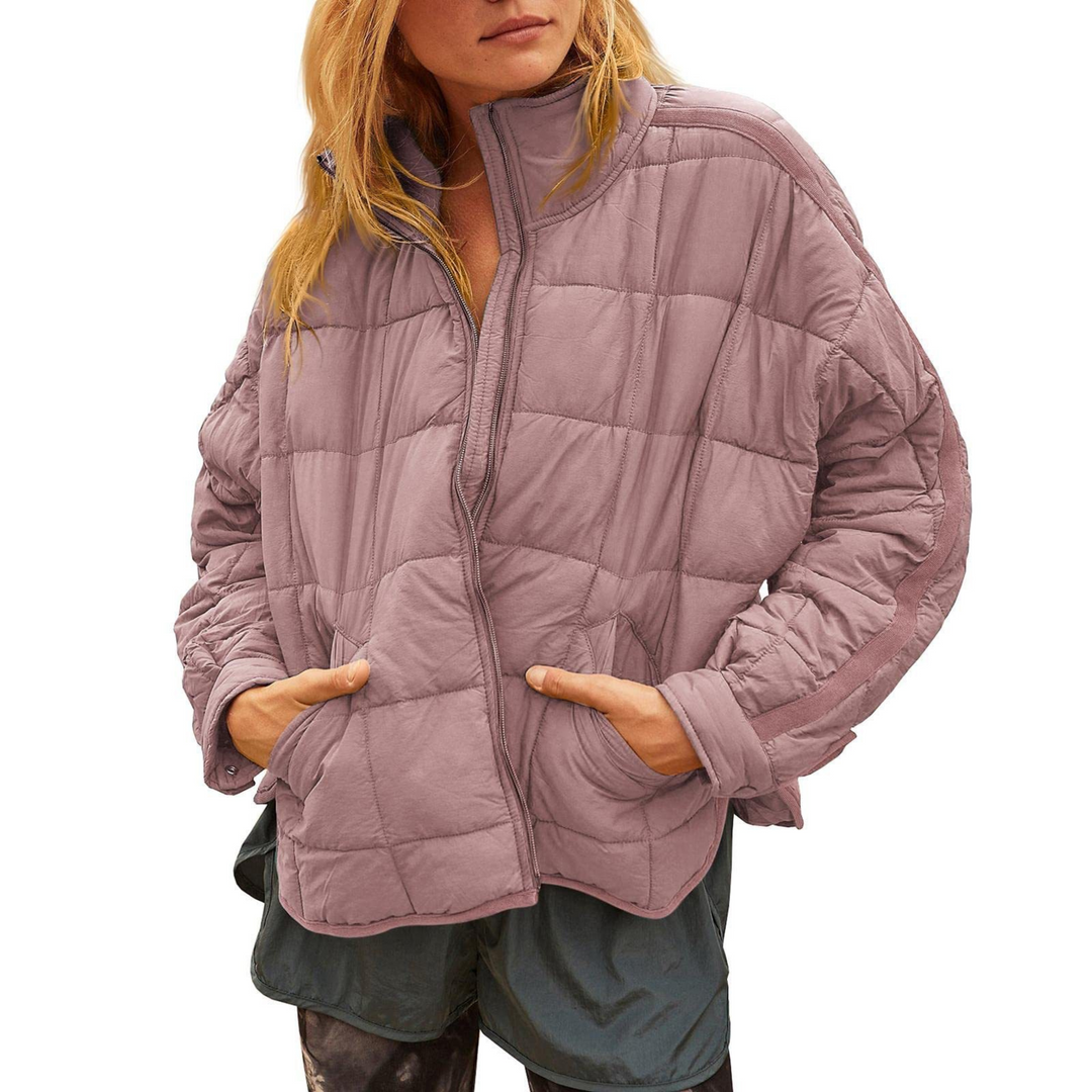 APRIL™ – Chaqueta Puffer Compacta con Cierre Ligera