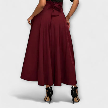 Falda maxi elegante de diseño chic