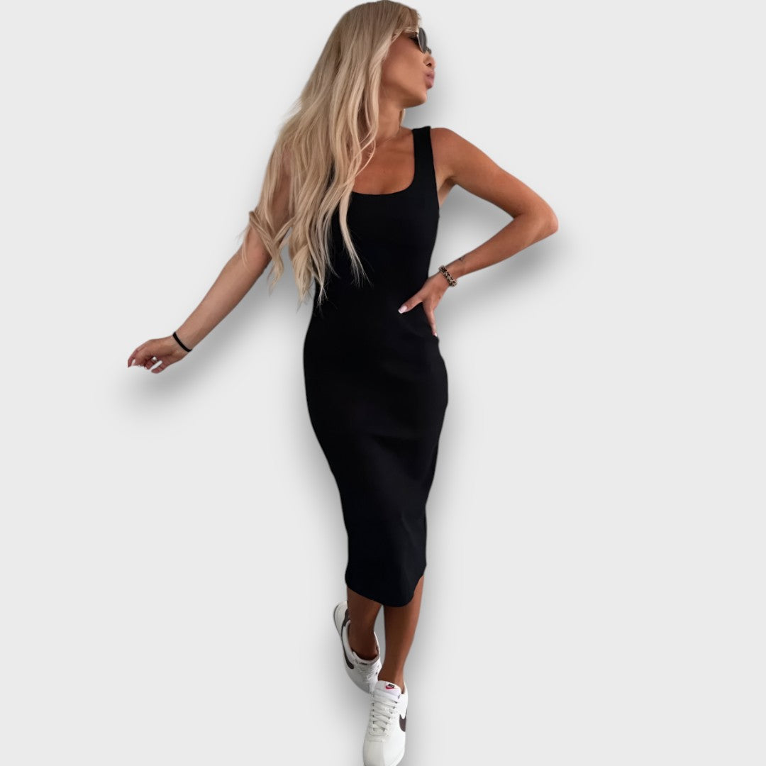 Alibet – Conjunto midi de dos piezas con elegancia deportiva