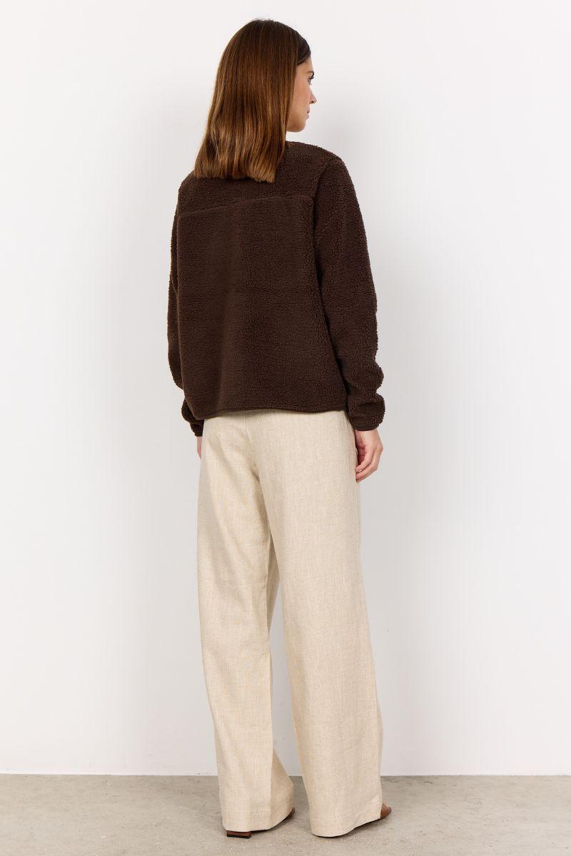 Chaqueta Ada Teddy | Marrón | Chaqueta de French Laundry