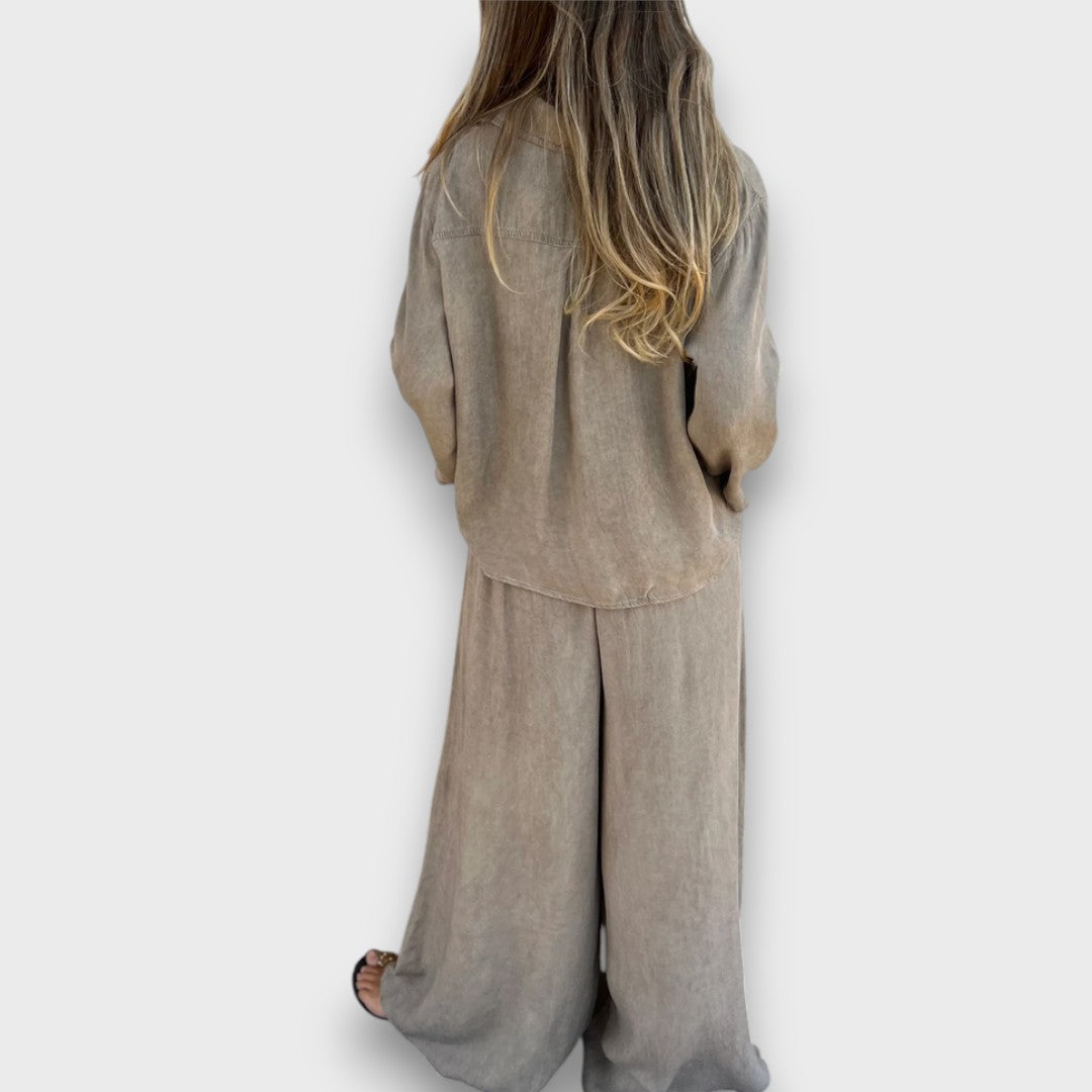 Soran – conjunto con camiseta oversized y pantalones anchos