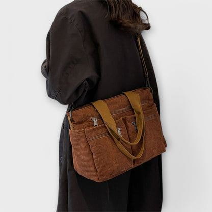 Bolso tote impermeable con compartimento interno espacioso