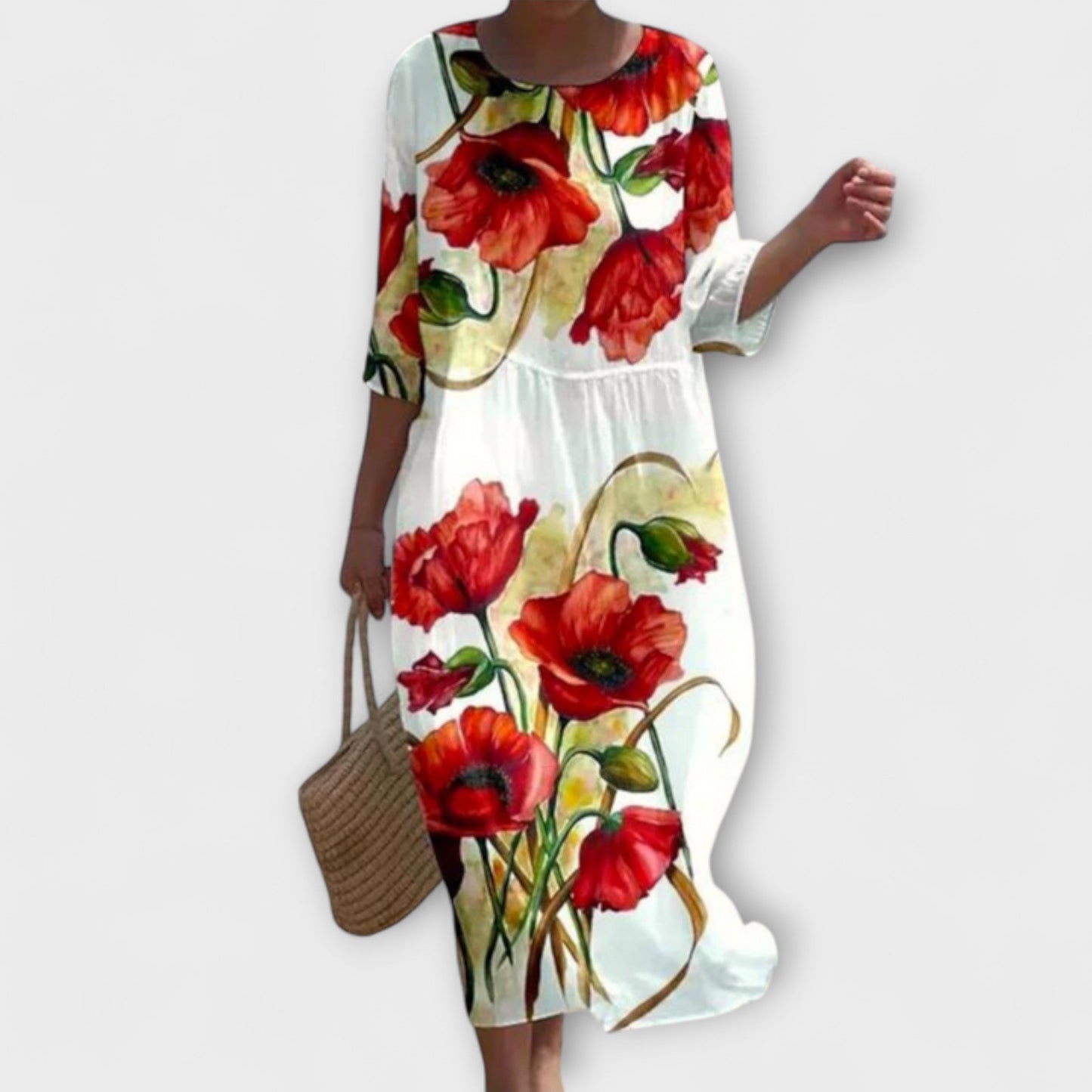 Vestido maxi floral elegante Miranda - Renueva tu armario