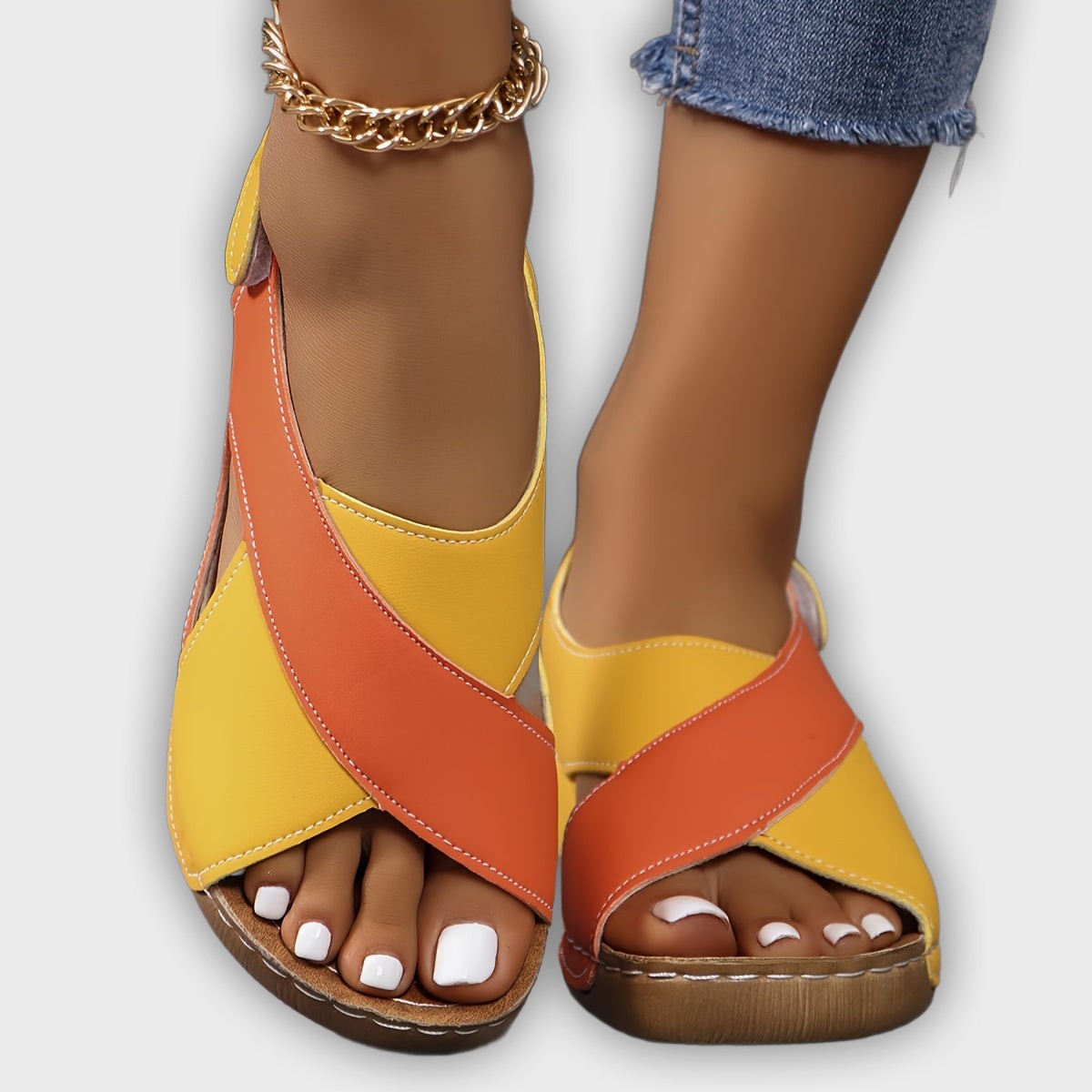 Sandalias de senderismo ortopédicas ligeras para mujeres con ventilación