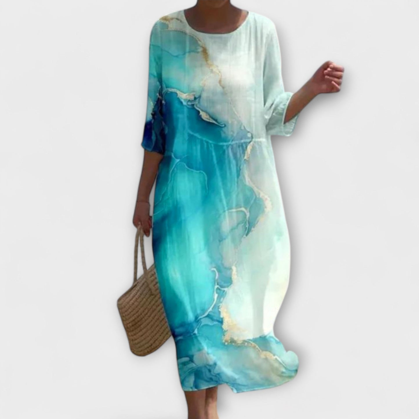 Vestido maxi floral elegante Miranda - Renueva tu armario