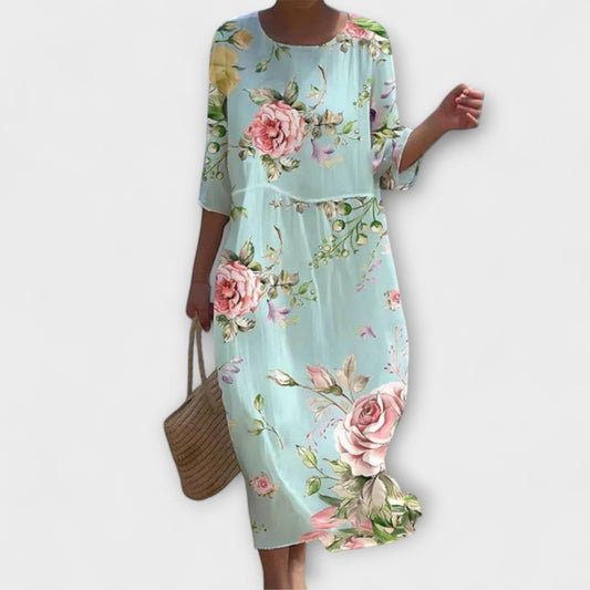 Vestido maxi floral elegante Miranda - Renueva tu armario