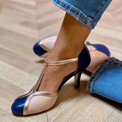 Alessia™ | Zapatos T coloridos y cómodos con punta redonda