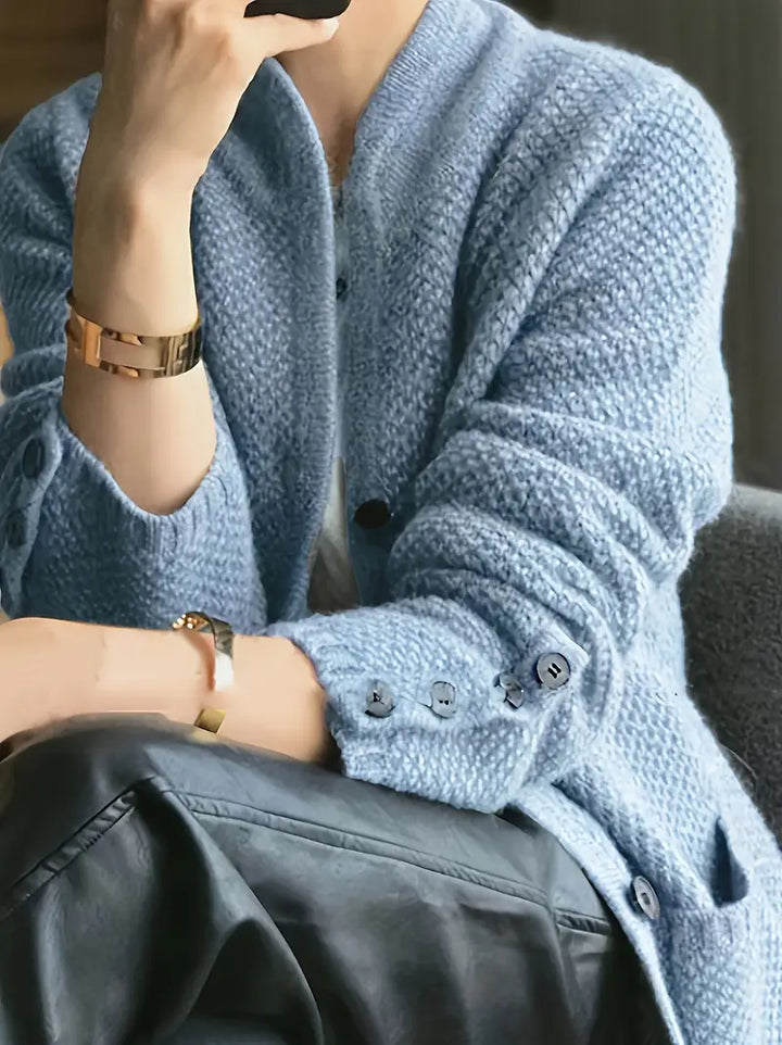 Miel | Chaqueta de Suéter de Punto Acogedora