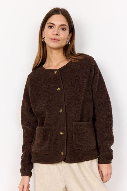 Chaqueta Ada Teddy | Marrón | Chaqueta de French Laundry