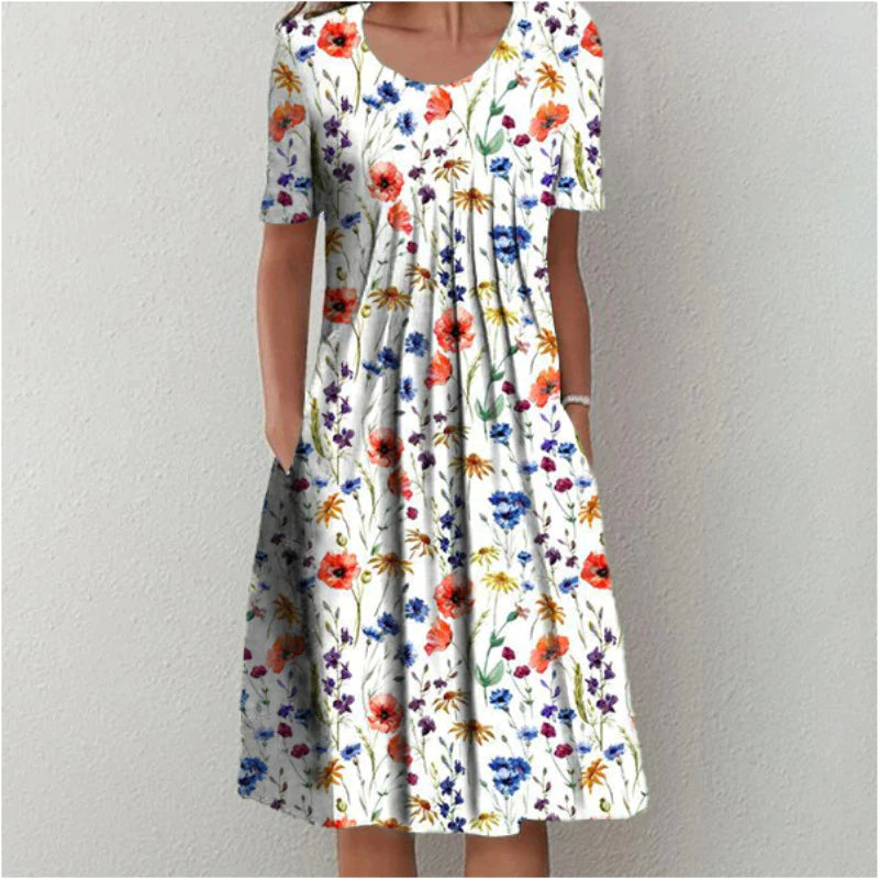 Amalia – Vestido elegante con capas