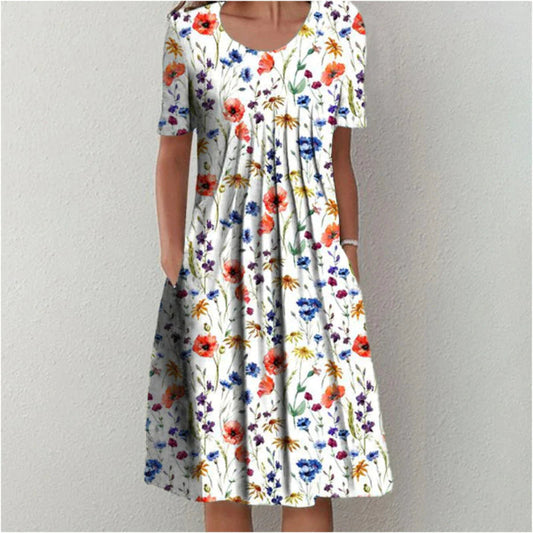 Amalia – Vestido elegante con capas