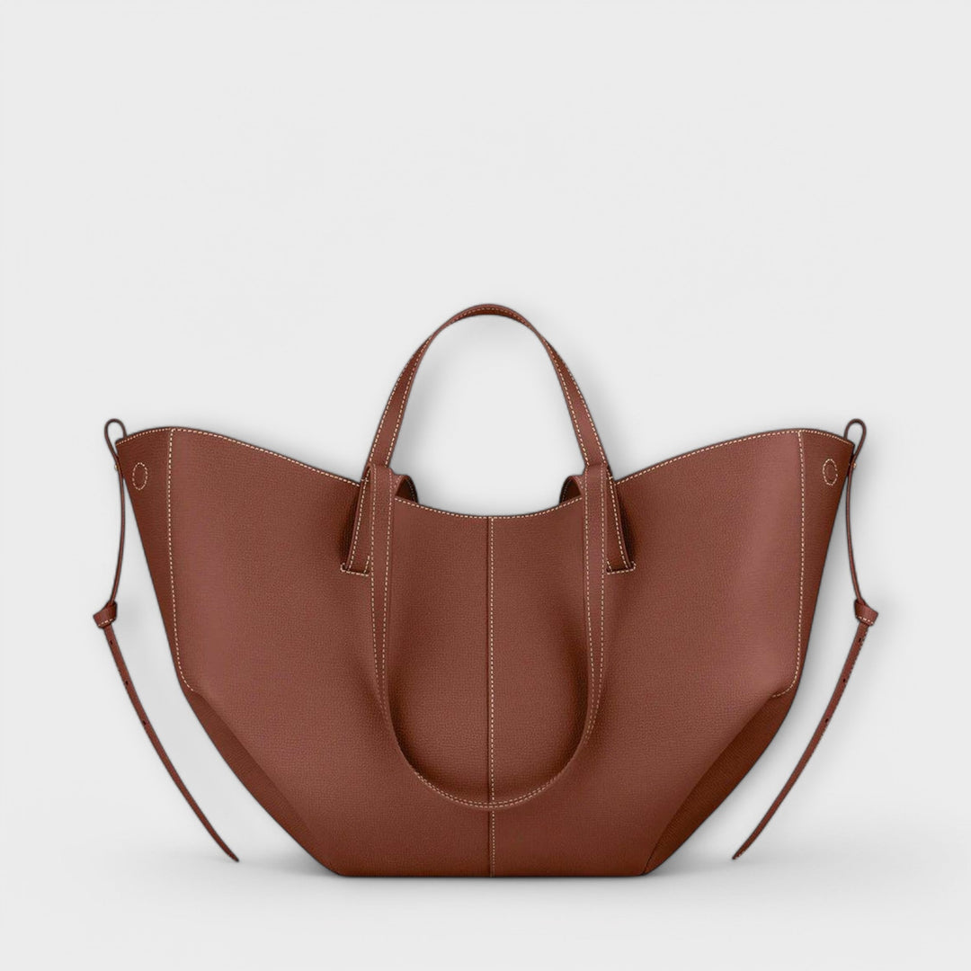 Bolso de mano de cuero italiano elegante - Bolso Aura