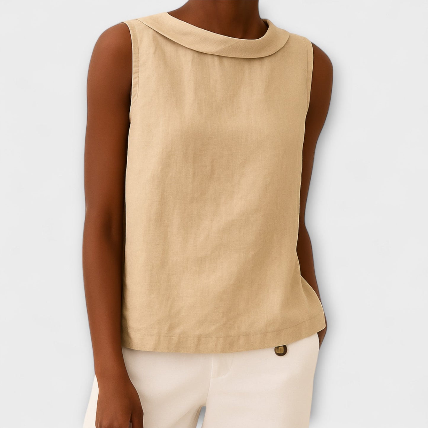 Top de verano elegante sin mangas Briana