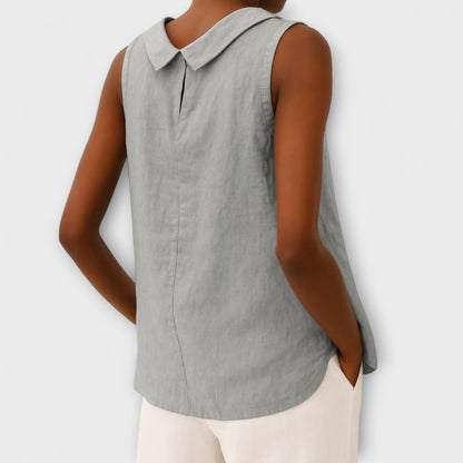 Top de verano elegante sin mangas Briana