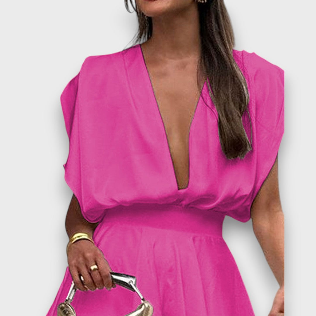 Airyán – Pantalones cortos elegantes con cuello en V