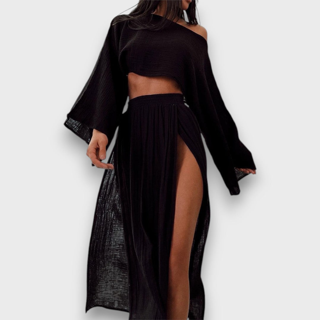 Eliz – Conjunto de licra holgada