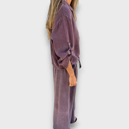 Soran – conjunto con camiseta oversized y pantalones anchos