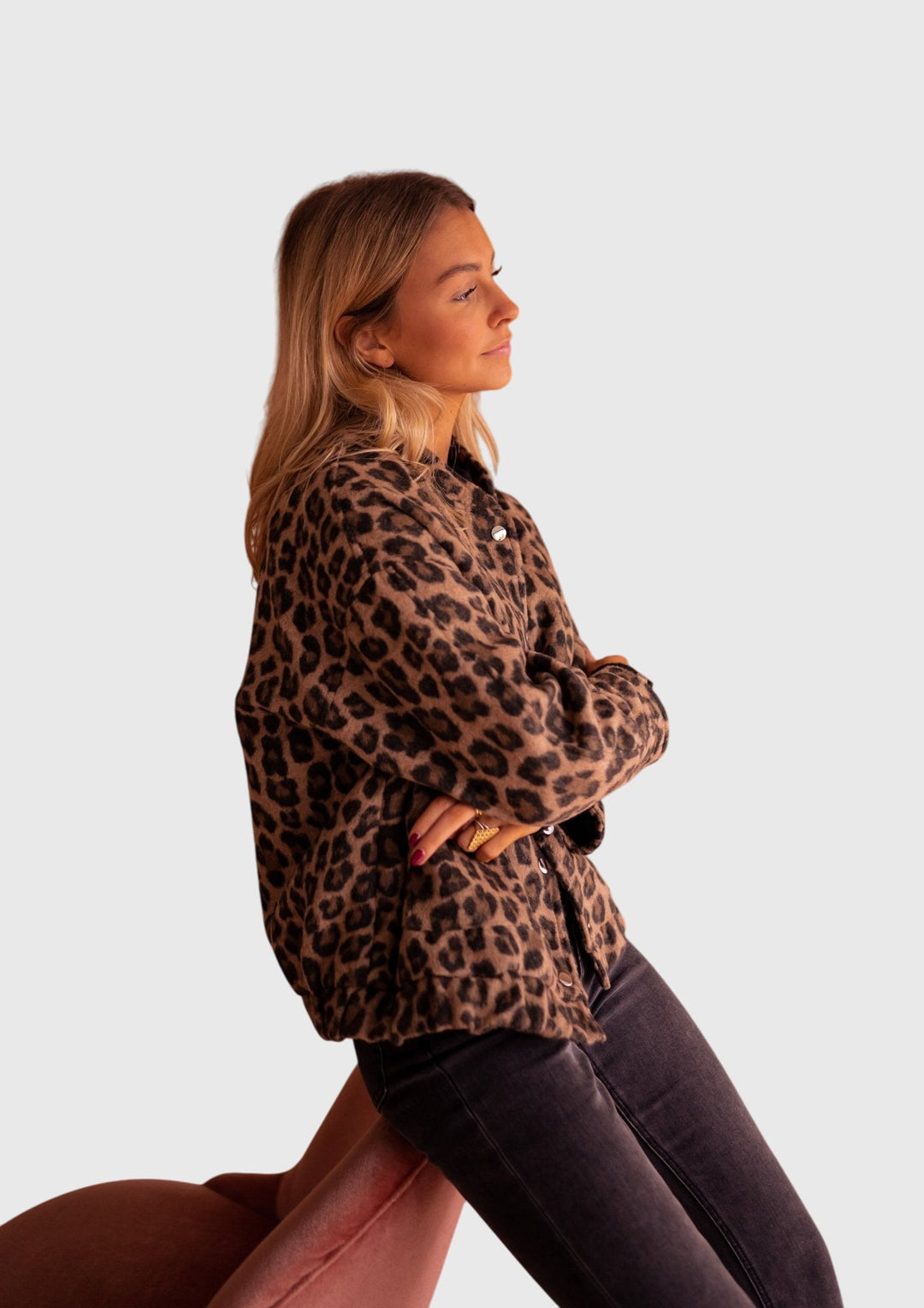 Elodie | Chaqueta de Estampado de Leopardo Elegante