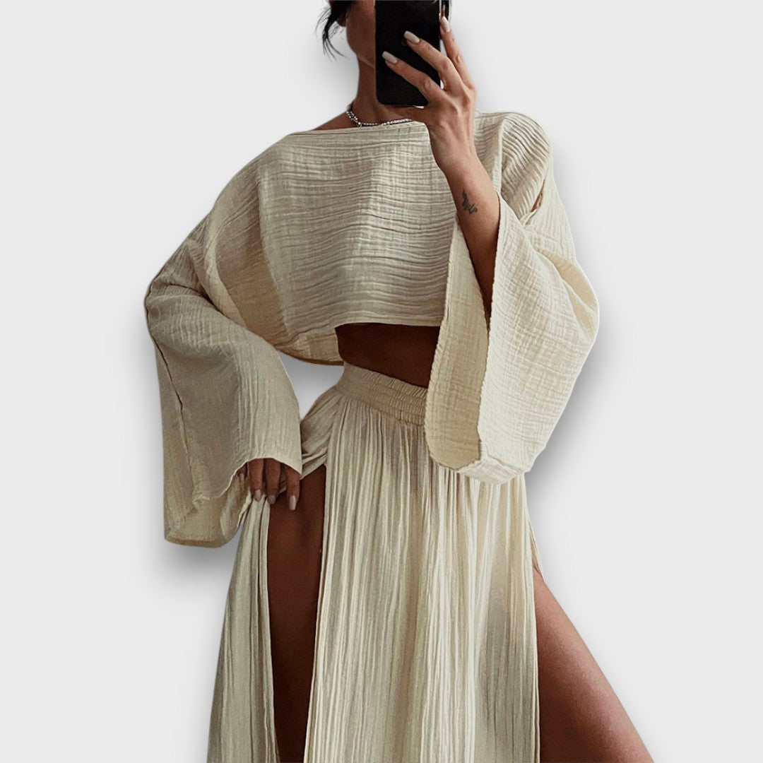 Eliz – Conjunto de licra holgada