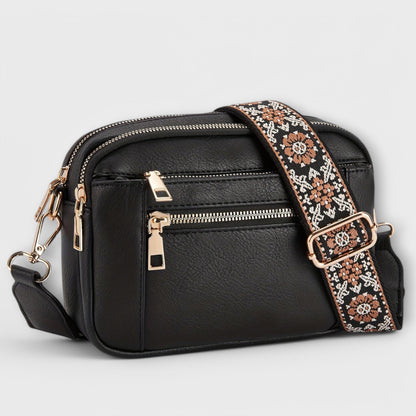 Bolso de mano retro de cuero vegetal para mujeres - Bolso Laura