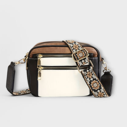 Bolso de mano retro de cuero vegetal para mujeres - Bolso Laura