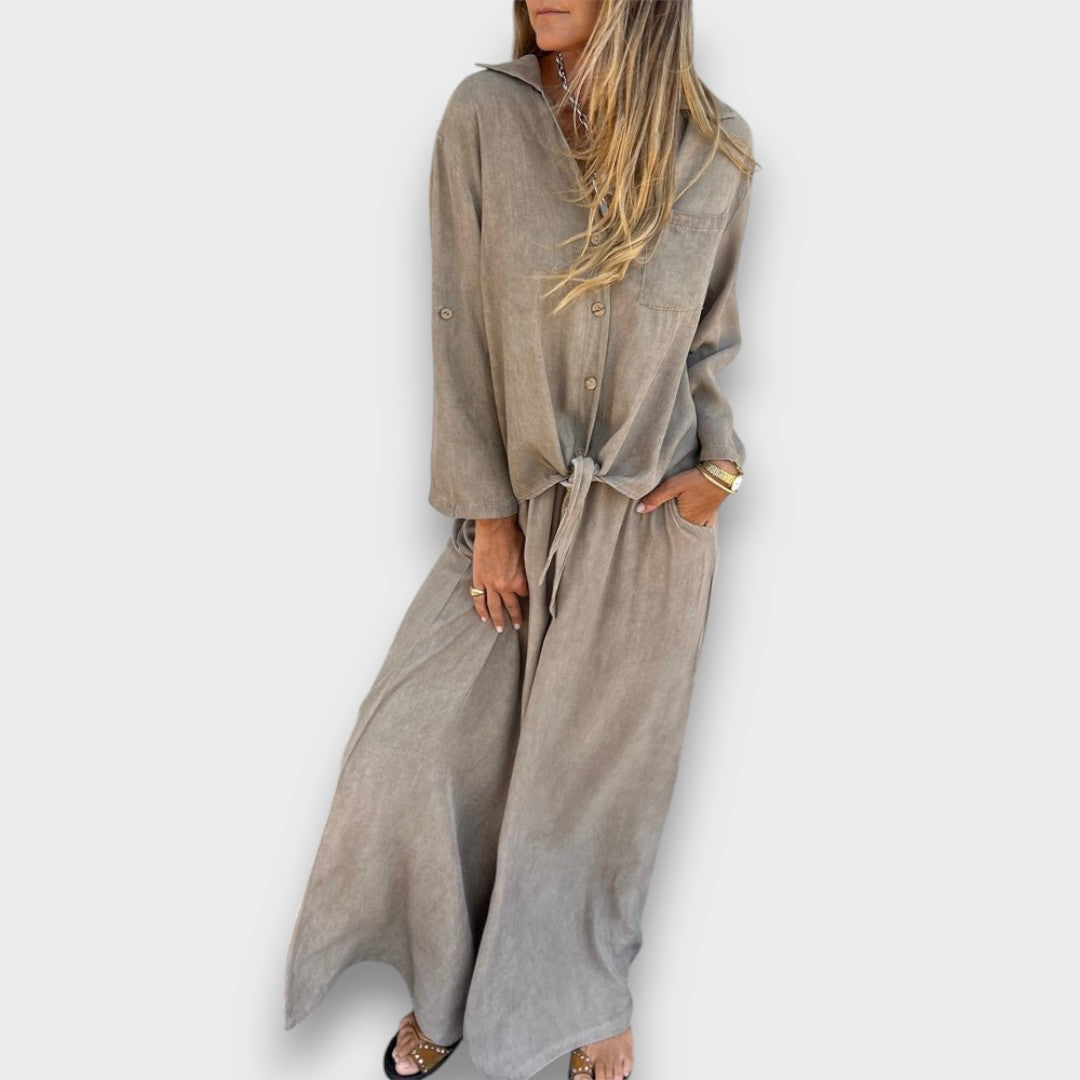 Soran – conjunto con camiseta oversized y pantalones anchos