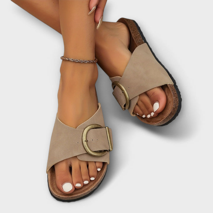 Chanclas de verano para mujeres con correas ajustables