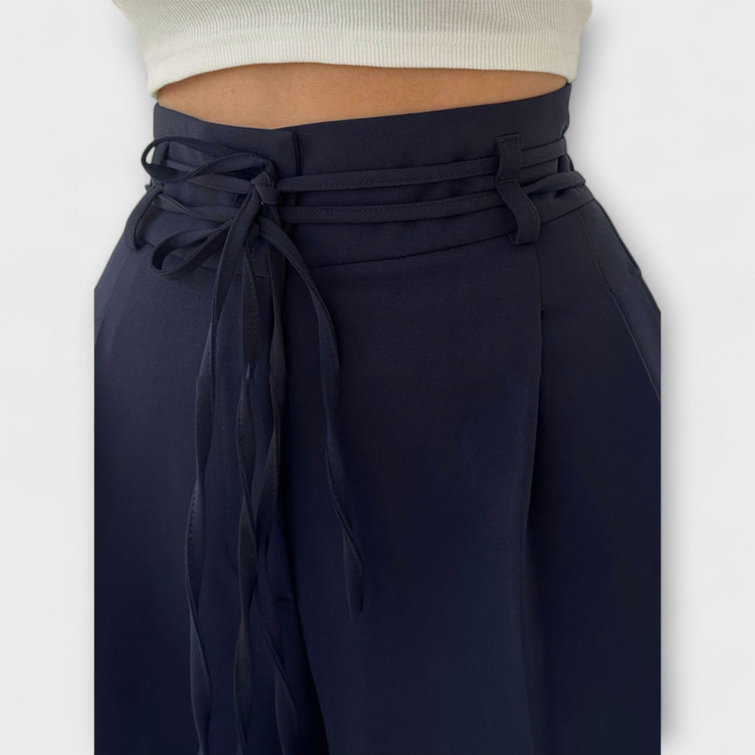 Pantalones de chándal para mujeres con cordón