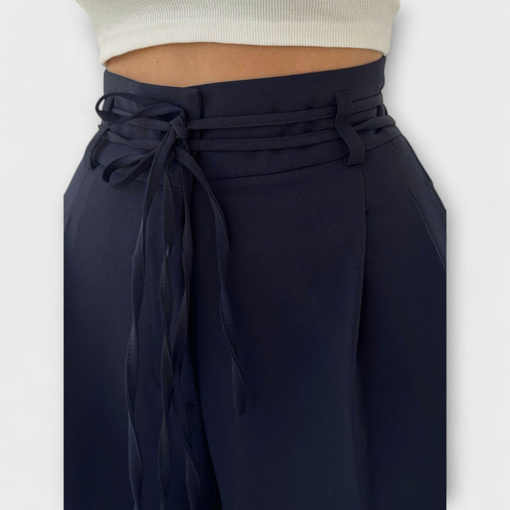 Pantalones de chándal para mujeres con cordón