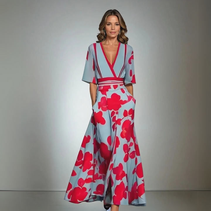 Jamie - Vestido elegante con motivo floral