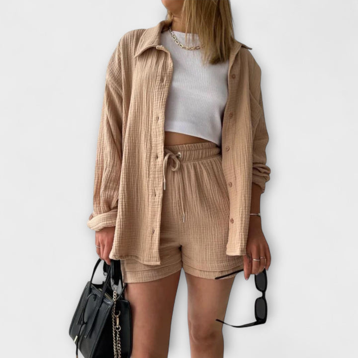 Johanna - Conjunto cómodo de 2 piezas