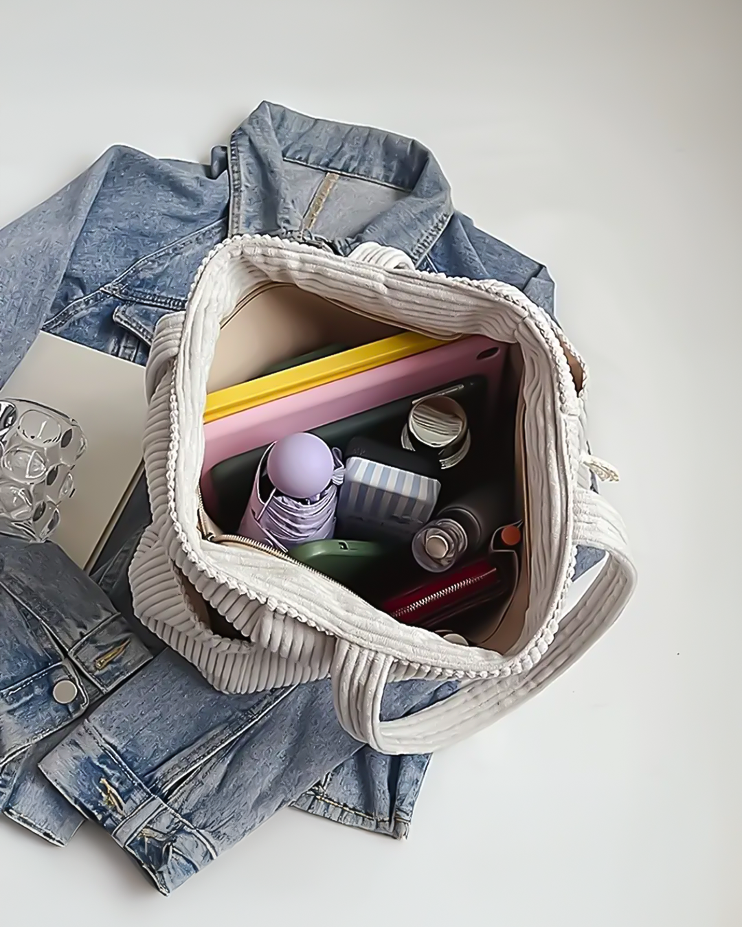 Tilda – Bolsa de transporte con detalles de hilo