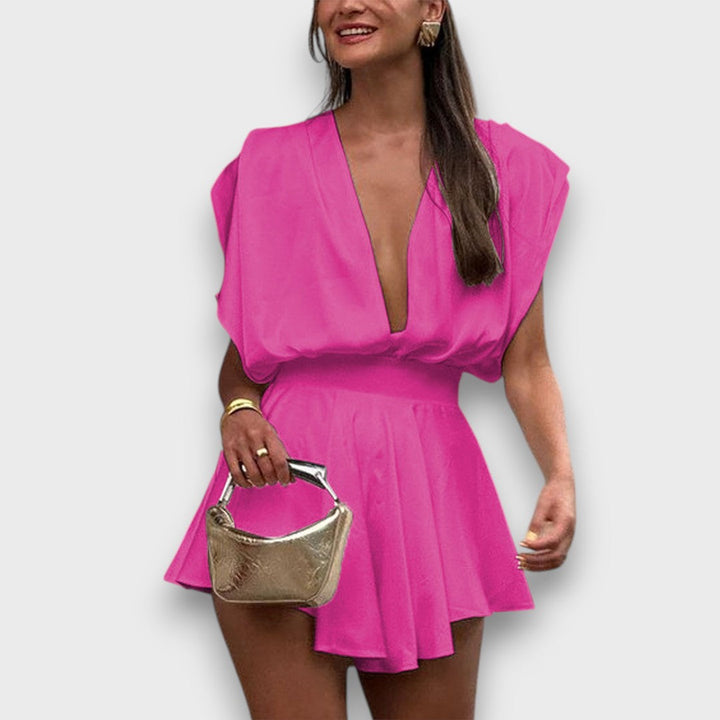 Airyán – Pantalones cortos elegantes con cuello en V