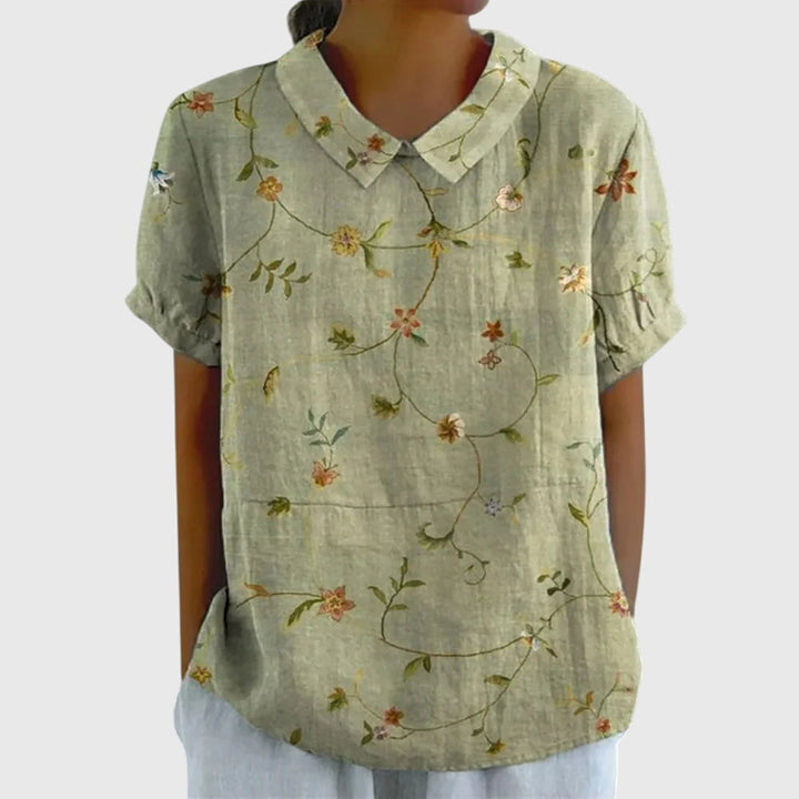 "Clara" | Camiseta elegante con impresión en 3D.