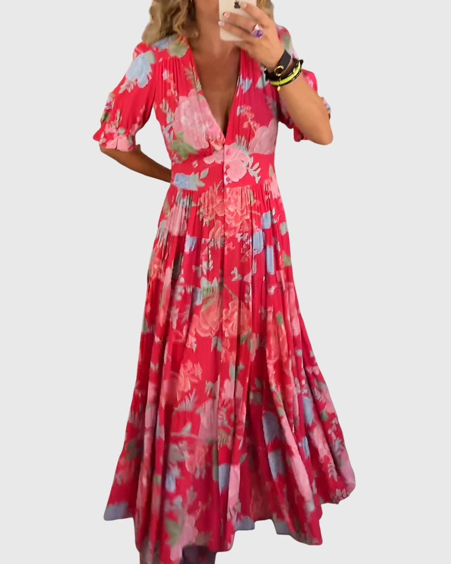 Dors | Vestido de flores de verano con Elegancia Práctica